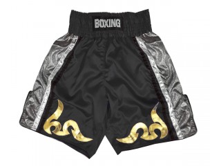 Customisable boxing shorts : KNBSH-030-Black